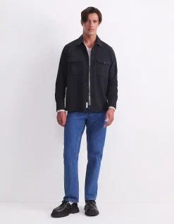 DOUBLE POCKET LONG SLEEVE OVERSHIRT