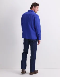 DOUBLE POCKET LONG SLEEVE OVERSHIRT