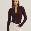 Double Zip Knit Cardigan