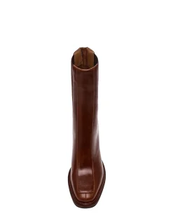 DOWNTOWN LEATHER ANKLE BOOTS
