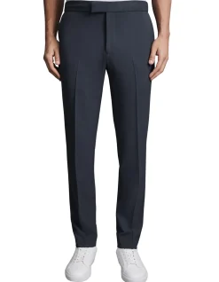 Drawcord Waist Slim Trouser Airforce Blue