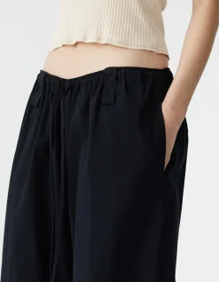 drawstring detail pull on pant