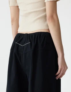 drawstring detail pull on pant