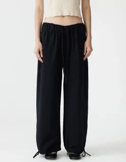 drawstring detail pull on pant