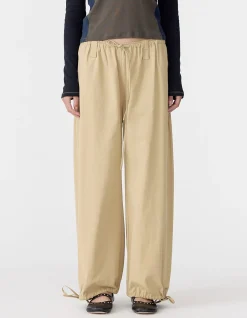 Drawstring detail pull on pant