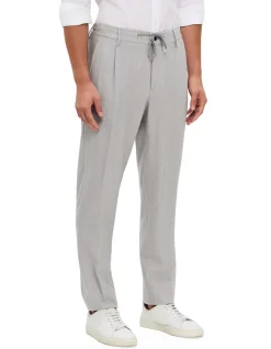 DRAWSTRING PLEATED RELAXED TROUSER