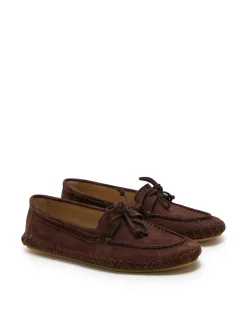 DRIVER SUEDE MOCCASIN WOVEN