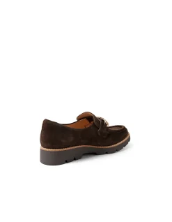 Drizza Chain Detail Suede Loafers