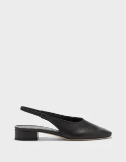 DUA NAPPA LEATHER SLINGBACK FLAT