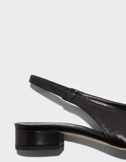 DUA NAPPA LEATHER SLINGBACK FLAT