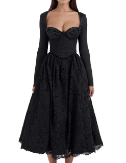 DUCHESS MIDI DRESS