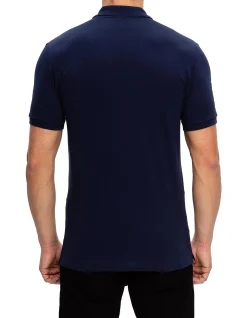 Dunda Slim Organic Cotton Short Sleeve Polo Shirt