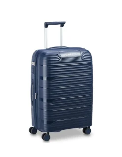 Dune 66cm Expandable Hard Shell Suitcase Navy Blue