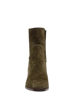 DUSTY SUEDE ANKLE BOOTS