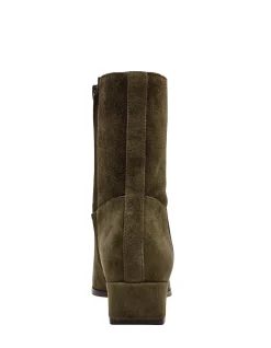 DUSTY SUEDE ANKLE BOOTS