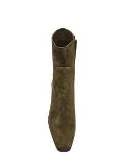 DUSTY SUEDE ANKLE BOOTS
