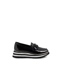 Eaila Chain Detail Platform Loafers