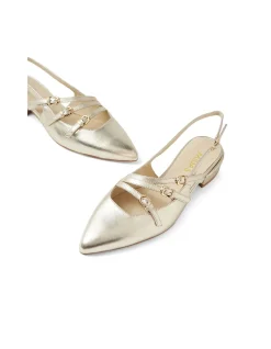 Earl Triple Strap Slingback Heels