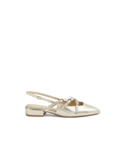 Earl Triple Strap Slingback Heels