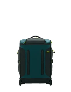 ECODIVER WHEELED DUFFLE 55CM/48L DARK TEAL/LIME