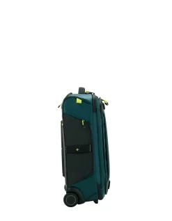 ECODIVER WHEELED DUFFLE 55CM/48L DARK TEAL/LIME