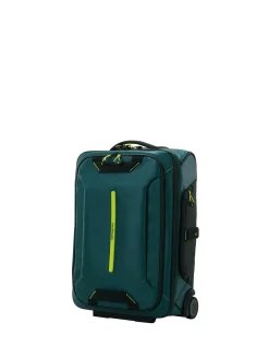 ECODIVER WHEELED DUFFLE 55CM/48L DARK TEAL/LIME