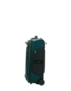 ECODIVER WHEELED DUFFLE 55CM/48L DARK TEAL/LIME