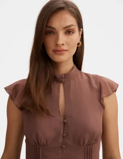 EDEN KEYHOLE BLOUSE