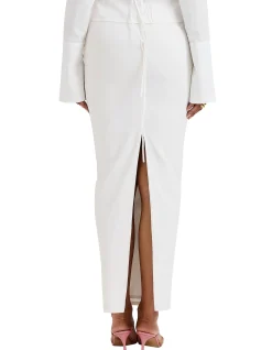 Eden Twill Maxi Skirt
