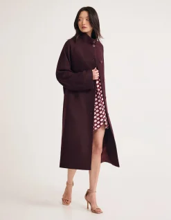 EDI FUNNEL COLLAR COAT