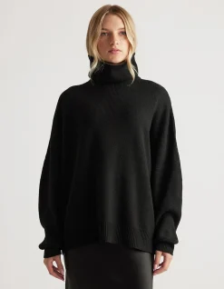 EDIE ROLL NECK KNIT JUMPER