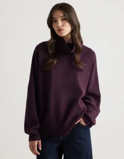 EDIE ROLL NECK KNIT JUMPER