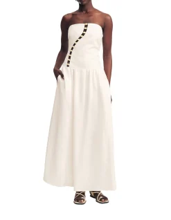 Effie Strapless Cut Out Maxi Dress