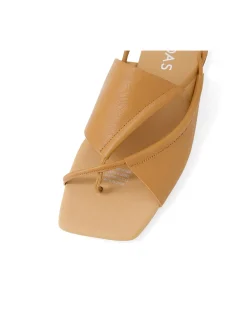 Eggan Minimalist Slingback Leather Sandals