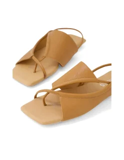 Eggan Minimalist Slingback Leather Sandals