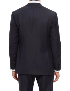 Elegant Navy Wool Suit