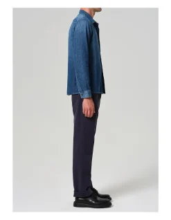 Elijah Stretch Linen Relaxed Straight Pants