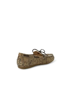Eliney Versatile Leather Loafer Flat