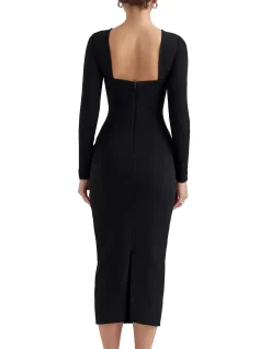 Ella Long Sleeve Midi Dress