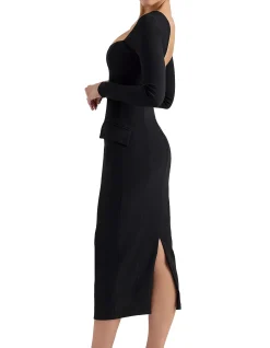 Ella Long Sleeve Midi Dress