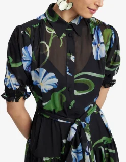Ellie Bishop Sleeve Midi Dress