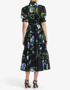 Ellie Bishop Sleeve Midi Dress