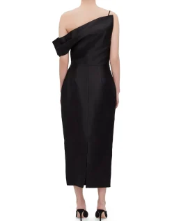 Ellison One-Shoulder Midi Dress