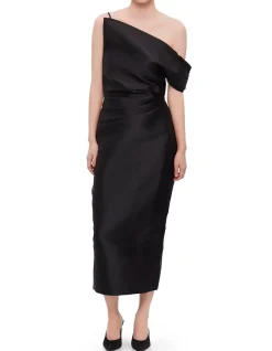 Ellison One-Shoulder Midi Dress