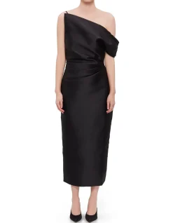 Ellison One-Shoulder Midi Dress