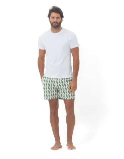 Elm Rock Mens Green Swim Shorts