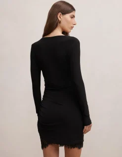 ELOISE LONG SLEEVES LACE MINI DRESS