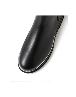 Emer Leather Platform Chelsea Boots
