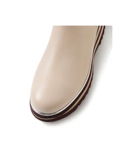 Emer Platform Leather Chelsea Boots
