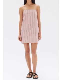 Emile Seersucker Mini Shift Dress